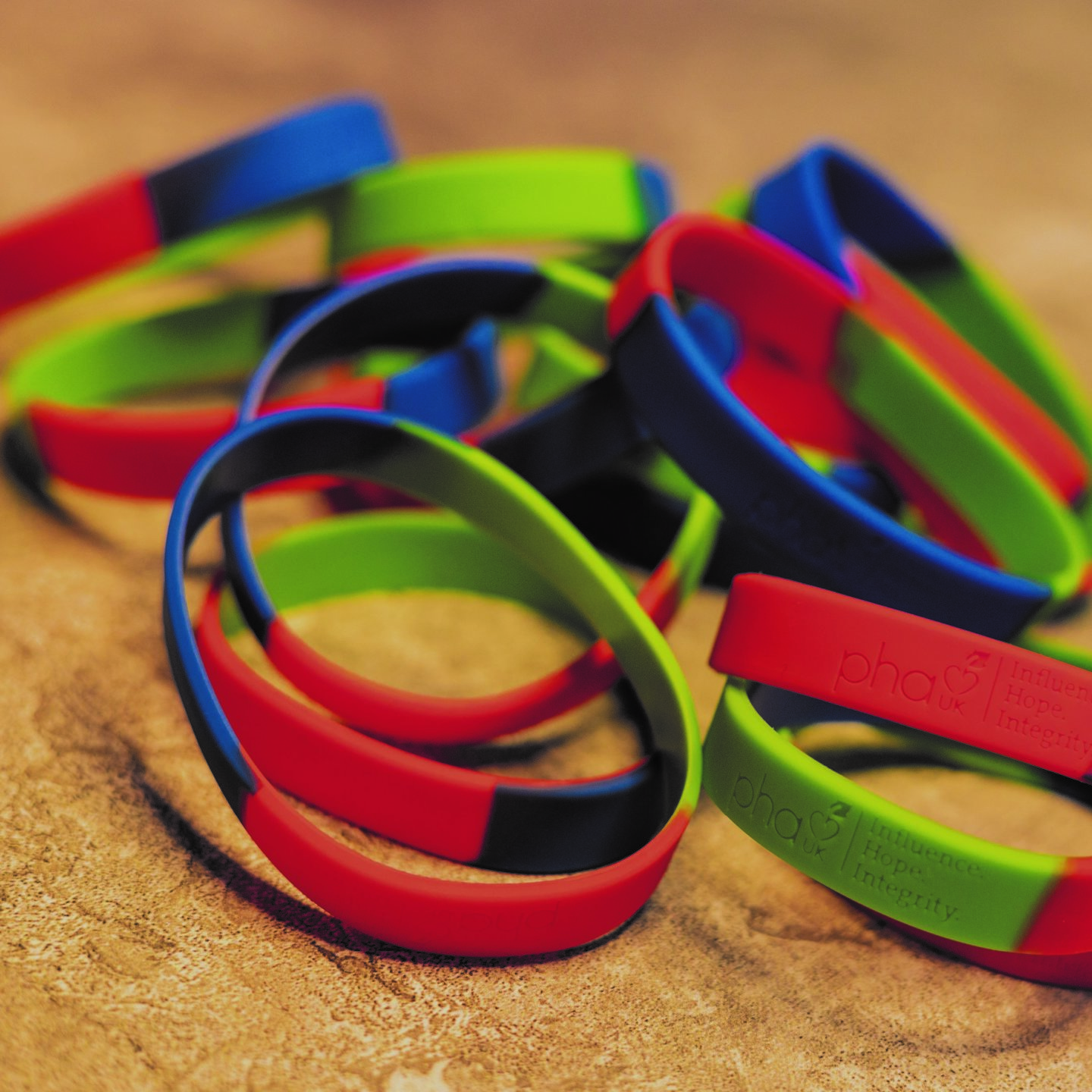 PHA UK wristbands (pack of 2) PHA